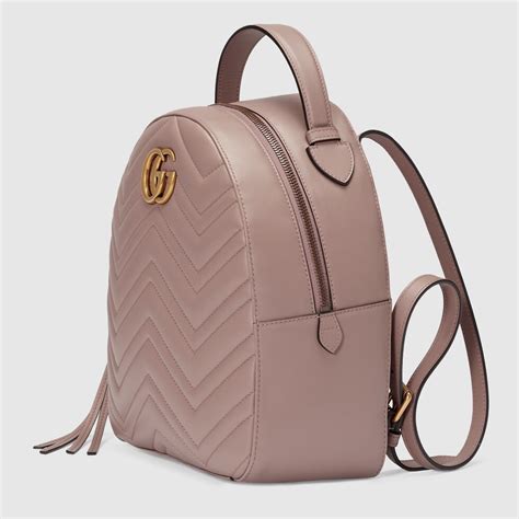 gucci pink backpack|Gucci gg marmont backpack.